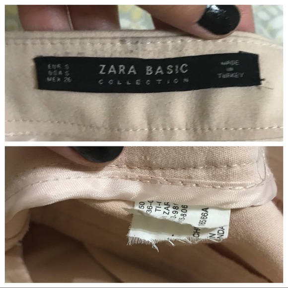 Zara Blush Skinny Leg Dress Pants - Picture 2 of 6